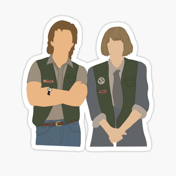 Steve and Robin Sticker