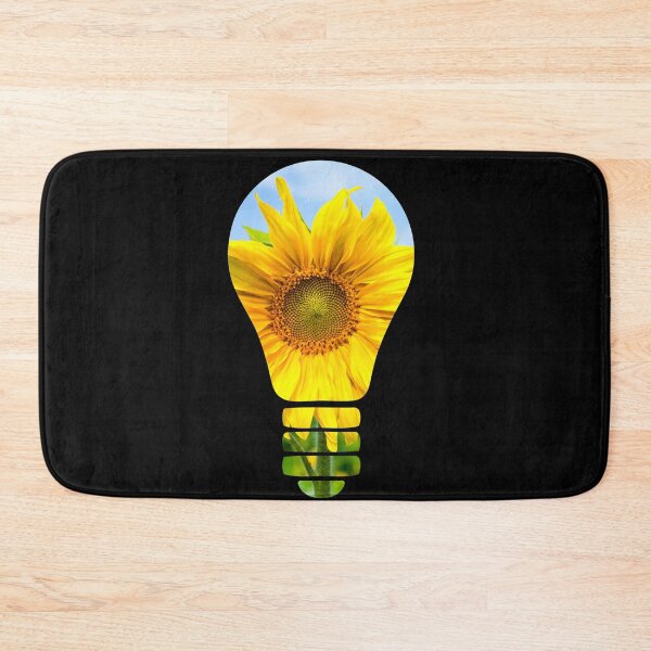 Item preview, Light Bulb With Yellow Flowers designed and sold by EIMgraphic.