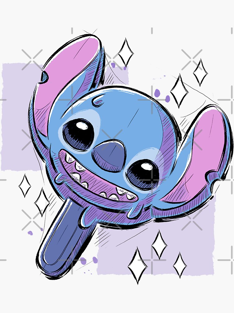 Stitch Stickers-4 Pack Sticker for Sale by ss52