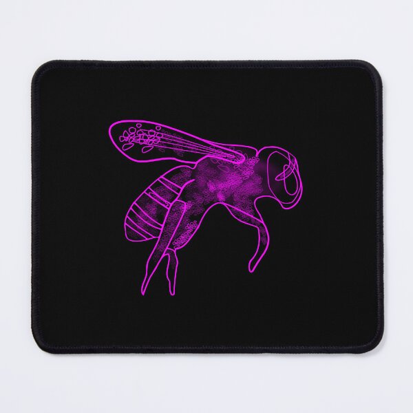 Item preview, Bee Pink Pollinator Insect Artful Illustration designed and sold by artfulnotebook.
