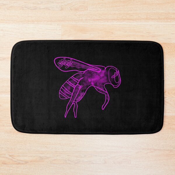 Item preview, Bee Pink Pollinator Insect Artful Illustration designed and sold by artfulnotebook.