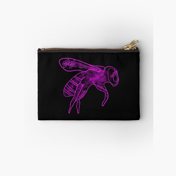 Item preview, Bee Pink Pollinator Insect Artful Illustration designed and sold by artfulnotebook.