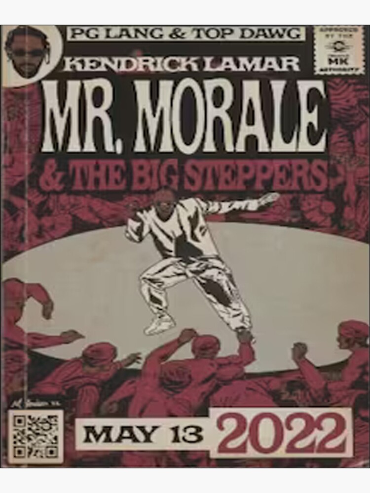 Disover mr morale and the big steppers,kendrick lamar mr morale,mr morale Premium Matte Vertical Poster