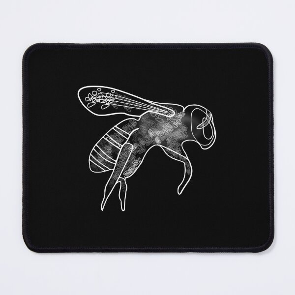Item preview, Bee White Pollinator Insect Artful Illustration designed and sold by artfulnotebook.
