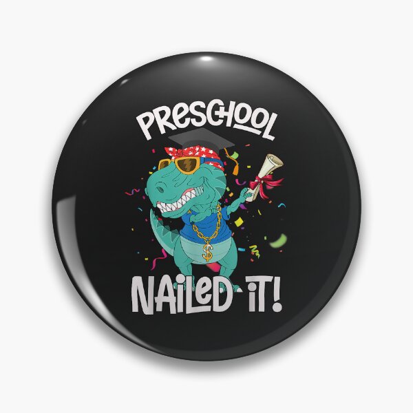 Item preview, Dabbing Preschool Pre-k Dinosaur T Rex Graduation Nailed It designed and sold by virnmjan.
