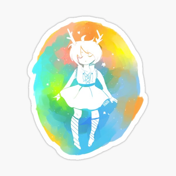 Watercolor Forest Nymph Sticker