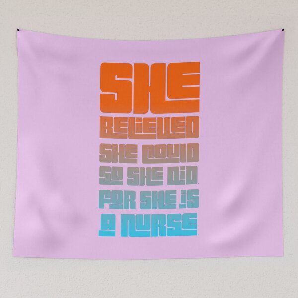 Item preview, Nursing Quotes - She Beleived She Could designed and sold by SuperMerchMan.