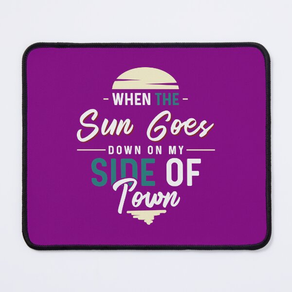 Item preview, When The Sun Goes Down On My Side Of Town | purple hoodie designed and sold by mvernondesigns.