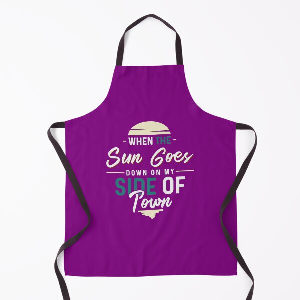 Item preview, When The Sun Goes Down On My Side Of Town | purple hoodie designed and sold by mvernondesigns.