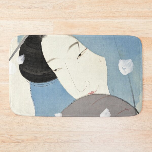 Item preview, Kitano Tsunetomi Vintage Japanese Art. The heroine Umekawa in the snow.  designed and sold by el-padre.