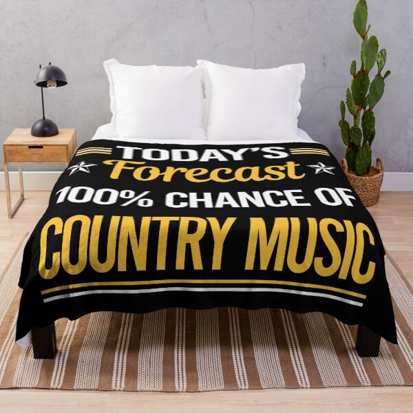 Item preview, Funny Today's Forecast Country Music designed and sold by TroyaBrewer.