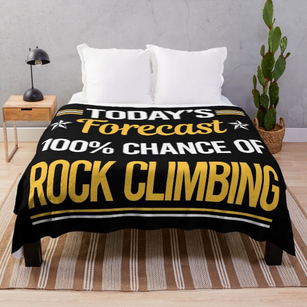 Item preview, Funny Today's Forecast Rock Climbing Climb Climber designed and sold by TroyaBrewer.