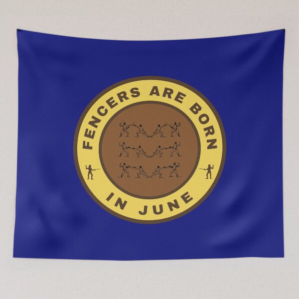 Item preview, Fencers are born in June alternate design designed and sold by fev-rocks.
