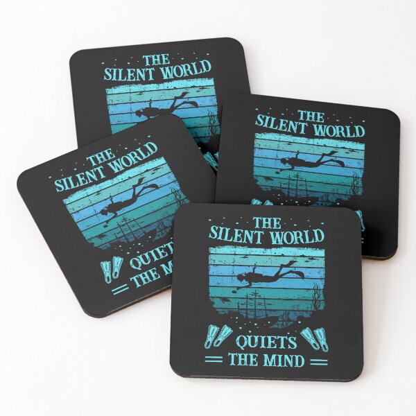 Item preview, Diver -Scuba Diving - Silent World-Quiets The Mind designed and sold by Shirt-Designs.