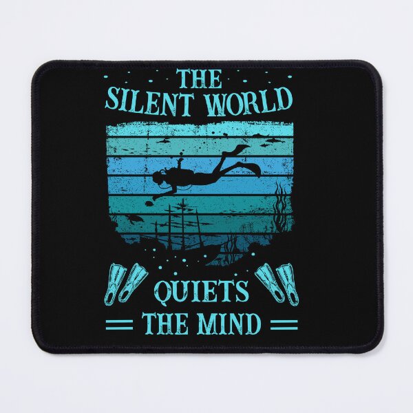 Item preview, Diver -Scuba Diving - Silent World-Quiets The Mind designed and sold by Shirt-Designs.