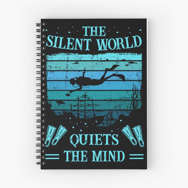 Item preview, Diver -Scuba Diving - Silent World-Quiets The Mind designed and sold by Shirt-Designs.