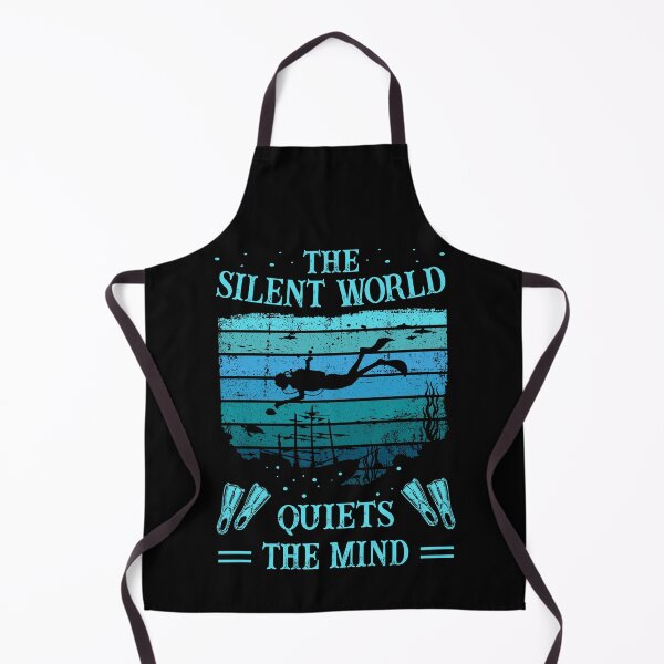 Item preview, Diver -Scuba Diving - Silent World-Quiets The Mind designed and sold by Shirt-Designs.
