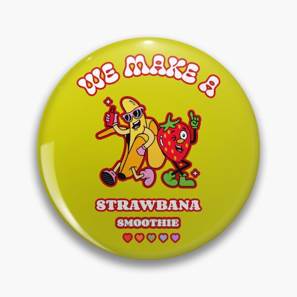 Item preview, Strawberry Banana Smoothie Drink Recipe designed and sold by JustAmbers.