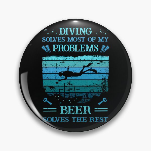 Item preview, Diver -Scuba - Diving Solves Most Of My Problems designed and sold by Shirt-Designs.