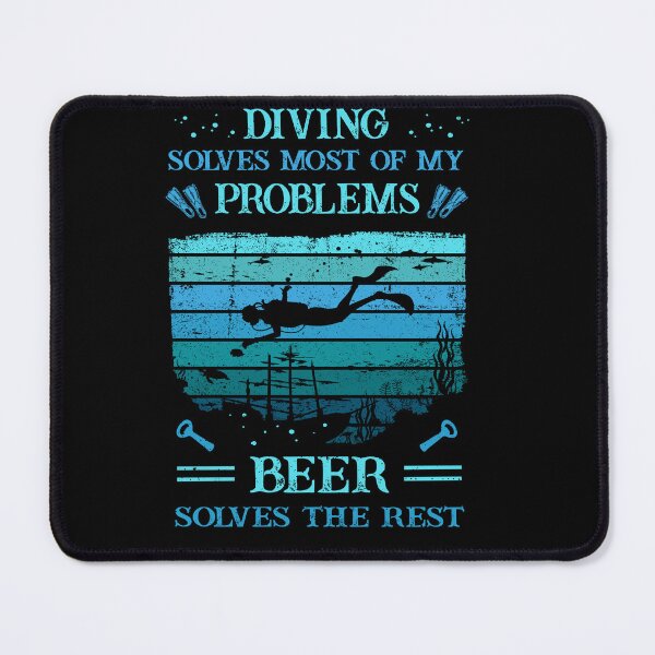 Item preview, Diver -Scuba - Diving Solves Most Of My Problems designed and sold by Shirt-Designs.