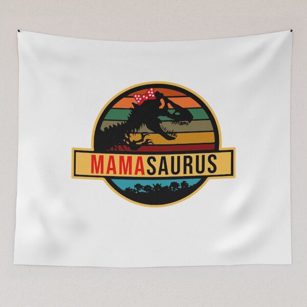 Item preview, Retro MamaSaurus Mother Funny T-Rex Dinosaurs designed and sold by PrintifyStyle.