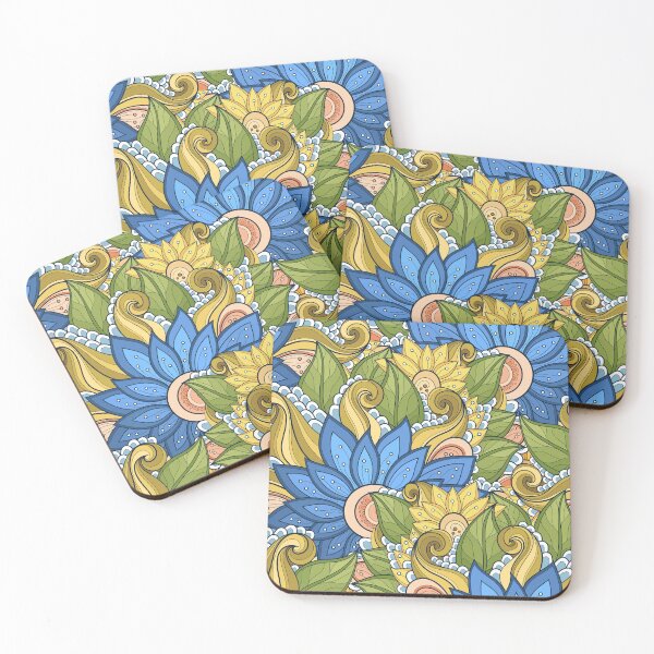 Item preview, Colored Pattern with Floral Motifs designed and sold by lissantee.