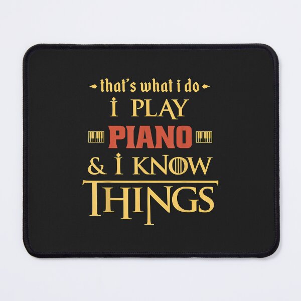 Item preview, Funny Musical Instrument T-shirt I Play Piano I Know Things designed and sold by virnmjan.