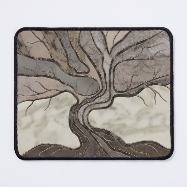 Item preview, Taupe Marble Tree of life designed and sold by k9printart.