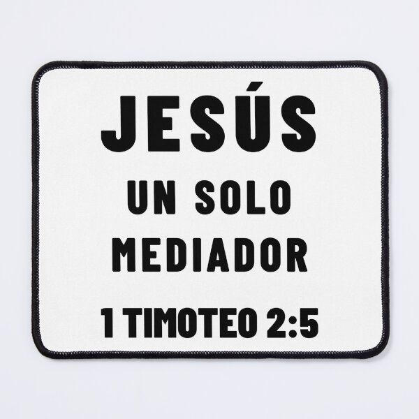 Item preview, 1 Timothy 2:5 Jesus Only Mediator Spanish Bible Verse designed and sold by NombresDeJesus.