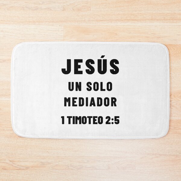 Item preview, 1 Timothy 2:5 Jesus Only Mediator Spanish Bible Verse designed and sold by NombresDeJesus.