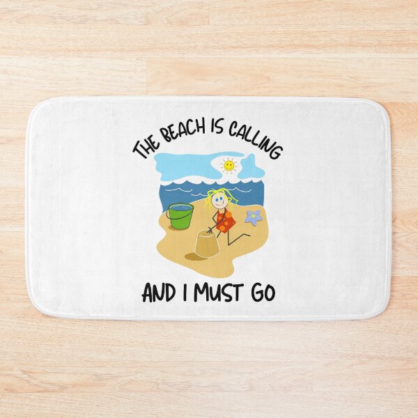 Item preview, Beach Is Calling and I Must Go Cute Beach Scene for Girls designed and sold by elvisg03.