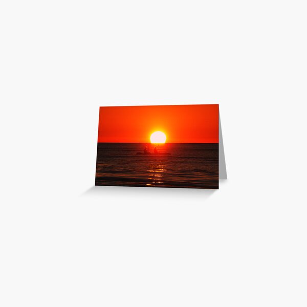 Sunset Venturers Greeting Card