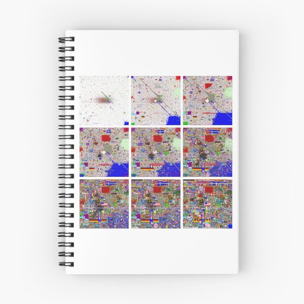 Item preview, Reddit /r/Place 12K Evolution of the Canvas in Snapshots (3x3) designed and sold by bobbooo.