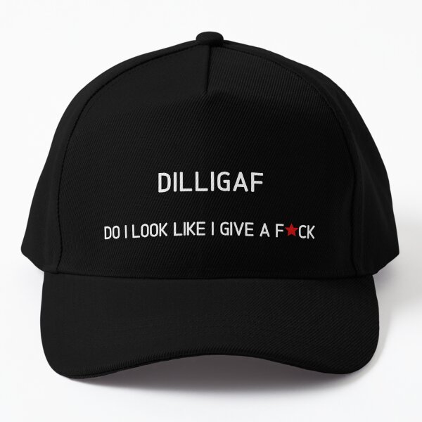 DILLIGAF - expression from Kevin Bloody Wilson and popular meme Cap for  Sale by E-Eden