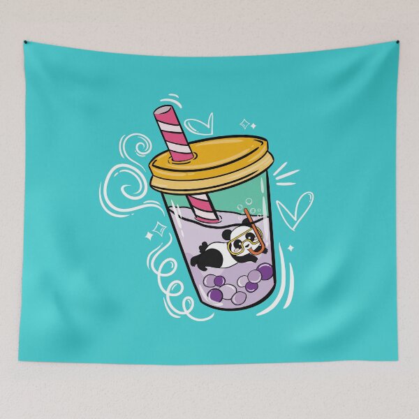 Item preview, Panda Bubble Tea  designed and sold by Cosmodoody.