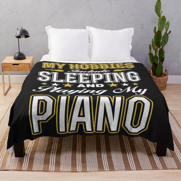 Item preview, Hobbies Include Sleeping Playing Piano designed and sold by virnmjan.