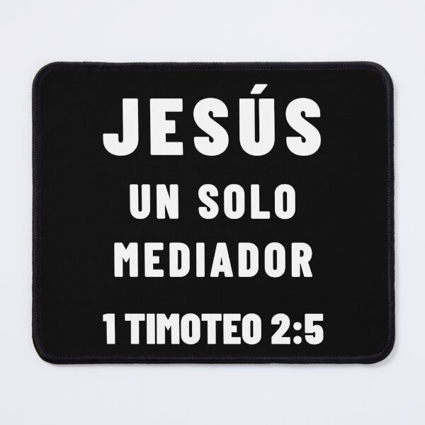 Item preview, 1 Timothy 2:5 Jesus Only Mediator Spanish Bible Verse designed and sold by NombresDeJesus.