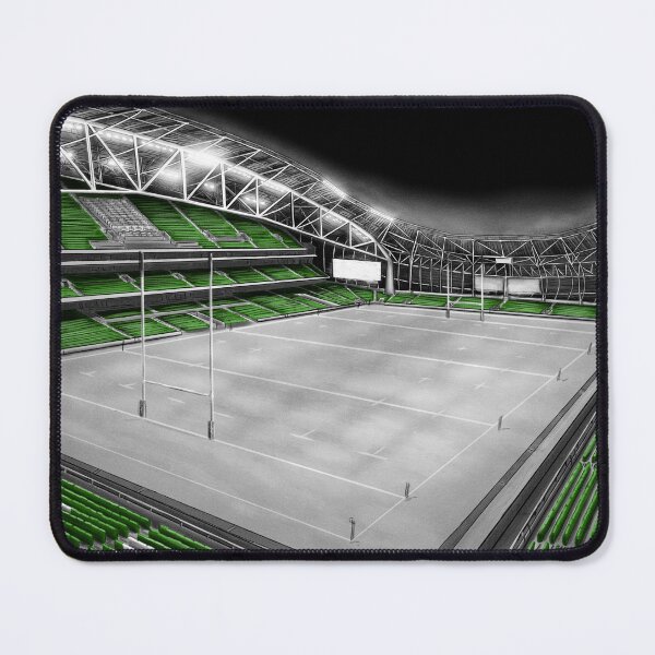 Item preview, Aviva stadium - Lansdowne Road Ireland Rugby Stadium Print  designed and sold by barrymasterson.