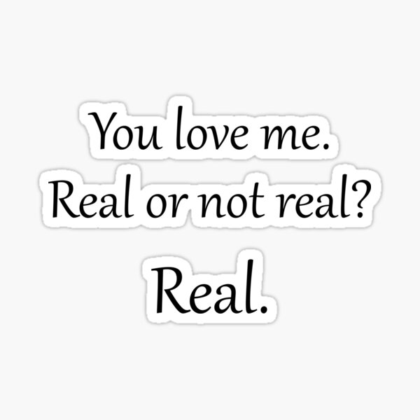Item preview, ¿Real o no real? designed and sold by muchhappier.