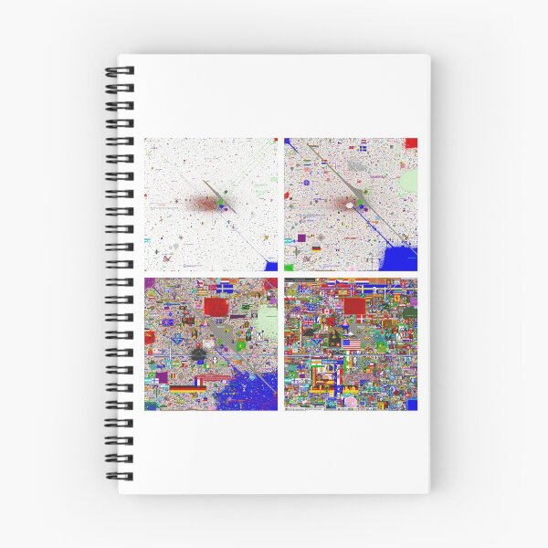 Item preview, Reddit /r/Place 12K Evolution of the Canvas in Snapshots (2x2) designed and sold by bobbooo.