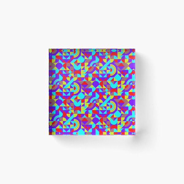 Item preview, geometric colorful patterns conceptual Art - Abstract Neo Geo graphic design designed and sold by Design Repo.