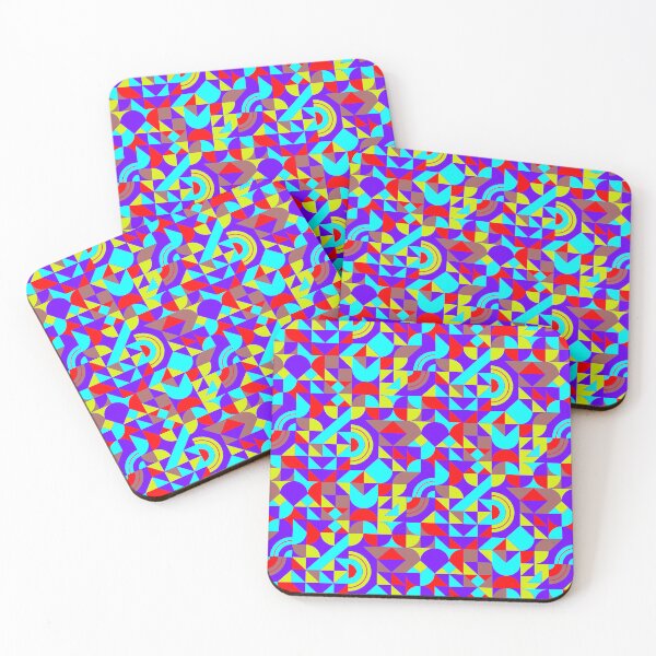 Item preview, geometric colorful patterns conceptual Art - Abstract Neo Geo graphic design designed and sold by Design Repo.