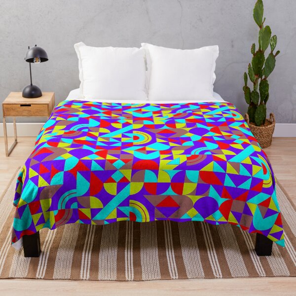 Item preview, geometric colorful patterns conceptual Art - Abstract Neo Geo graphic design designed and sold by Design Repo.