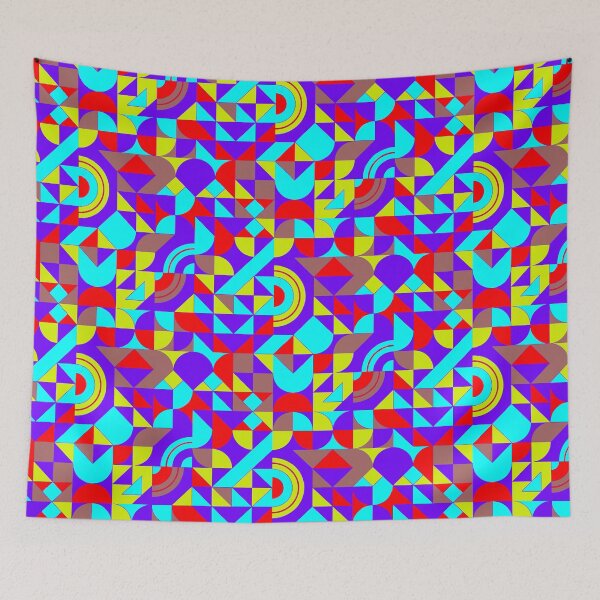 Item preview, geometric colorful patterns conceptual Art - Abstract Neo Geo graphic design designed and sold by Design Repo.