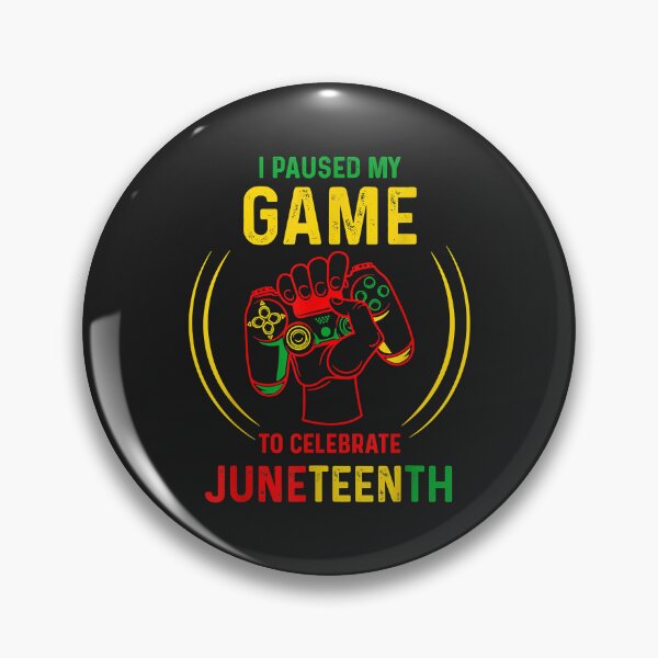 Item preview, I Paused My Game To Celebrate Juneteenth Gamer Boys Kid Teen designed and sold by virnmjan.