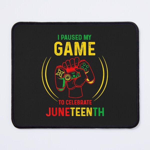 Item preview, I Paused My Game To Celebrate Juneteenth Gamer Boys Kid Teen designed and sold by virnmjan.