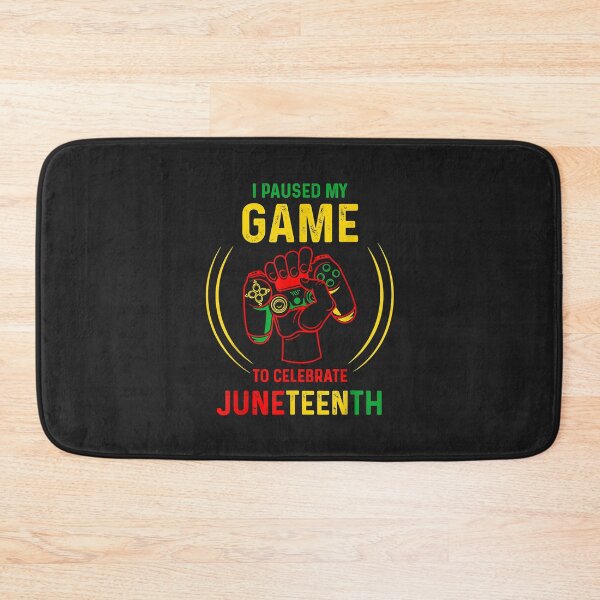 Item preview, I Paused My Game To Celebrate Juneteenth Gamer Boys Kid Teen designed and sold by virnmjan.