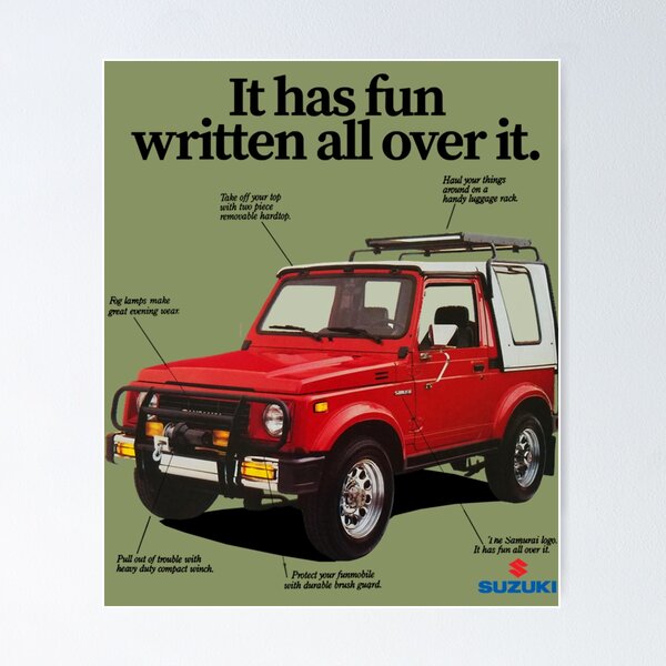 Item preview, Suzuki Samurai           designed and sold by Moto-GB.