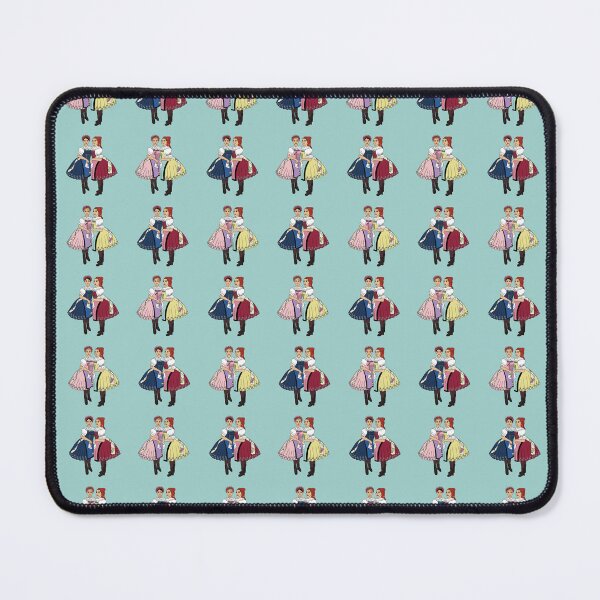 Item preview, Girls of Velke Pavlovice / Holky z Velke Pavlovic on blue, Czech folklore, Moravian folklore,  designed and sold by Folkiestore.