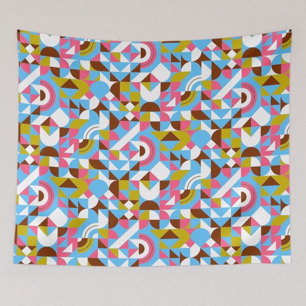 Item preview, geometric colorful patterns conceptual Art - Abstract Neo Geo graphic design designed and sold by Design Repo.